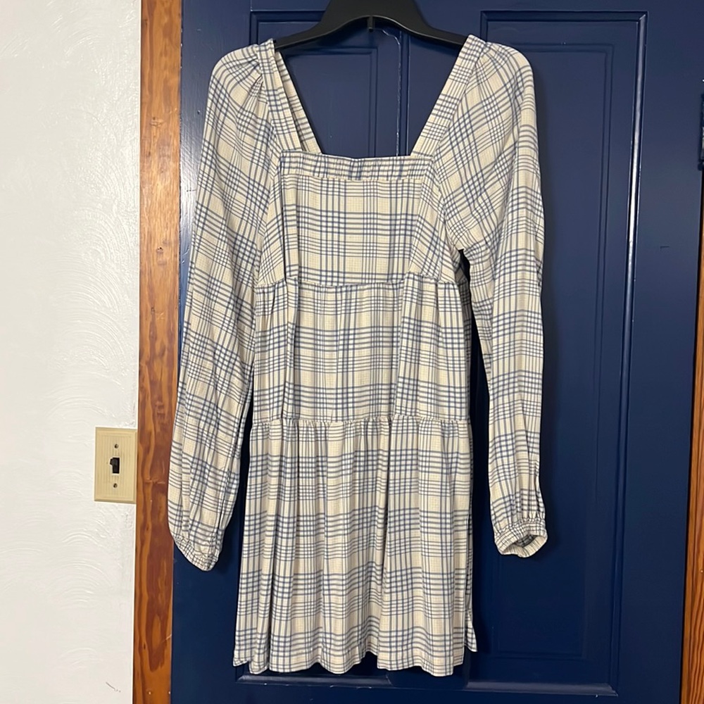 White and Blue Striped Arizona Jean Co. Dress
